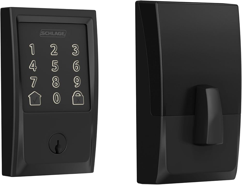 Schlage Encode Smart WiFi Deadbolt, Matte Black